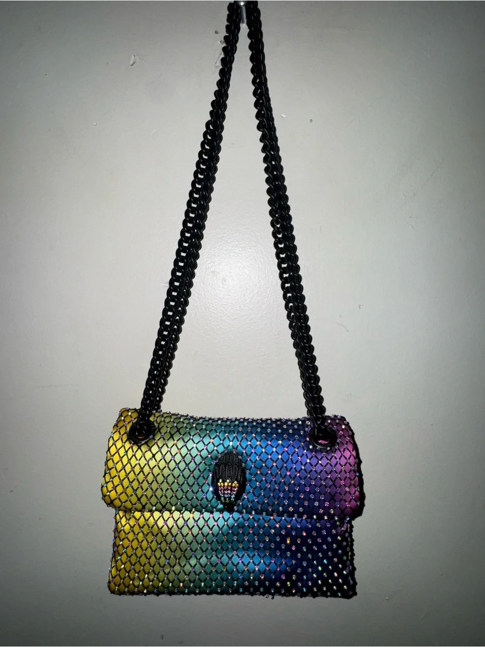 Kurt Geiger Multi Color Mini bejeweled bedazzled bag - Picture 1 of 5